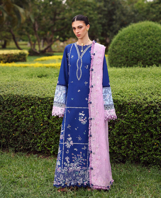 Republic Womenswear | Lilas Lawn 26 | Aria - Luxury Dress - available at Maria Faisal in UK and USA.