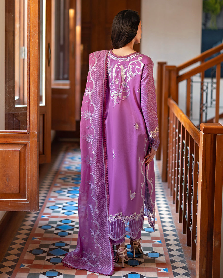 Mushq | Astoria Lawn 26 | Arielle - Luxury Dress - available at Maria Faisal in UK and USA.