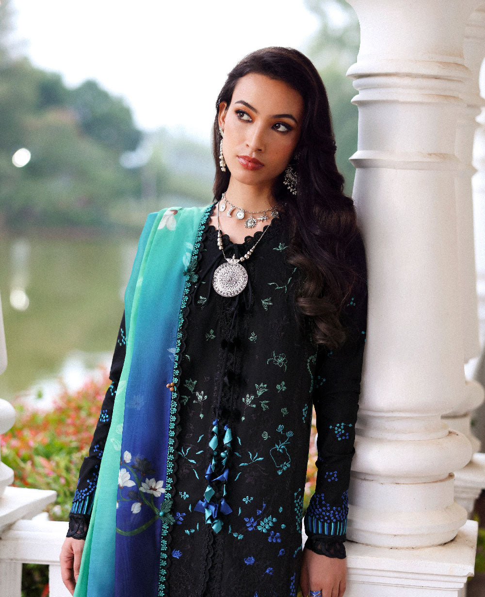 Republic Womenswear | Lilas Lawn 26 | Arisa - Luxury Dress - available at Maria Faisal in UK and USA.