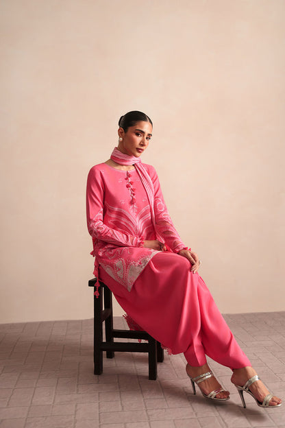 Saira Rizwan | Lael Silk Edit 26 | ARELETTE-SRLC26-05 - Luxury Dress - available at Maria Faisal in UK and USA.