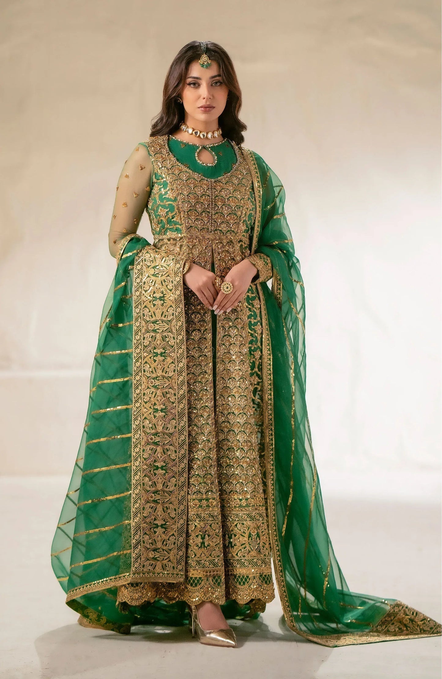 Maryum N Maria | Luxury Formals | DELBAR - MW24-570 - Wedding Dress - Maria Faisal