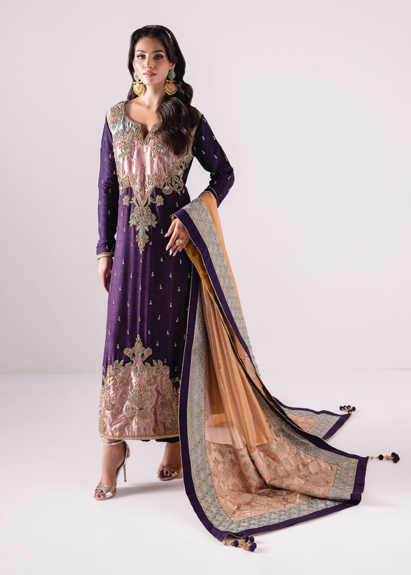 Laj | Elaheh Formals | KYLIE - Designer Dress with Intricate embroidery and embellishments. Shop elegent wedding dress at Maria Faisal.