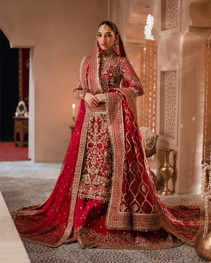 Zevk | Mughal Raniya | Mughal Mah Rani by Maria Faisal - Registered Vendor of : Zevk - type : Ladies Clothes - 100% original wedding dresses