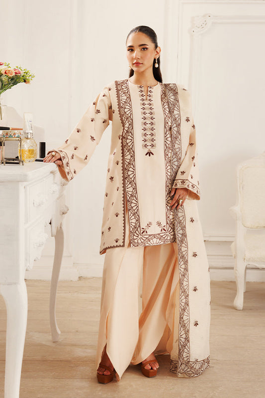 Saffron | Le Soleil 25 | Dusky Dreams - Formal Dress - available at Maria Faisal in UK and USA.