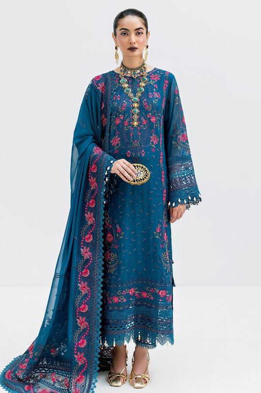 Imrozia Premium | Luxe Serene 25 | S-1093 SAPPHIRE - Ladies Clothes - Maria Faisal
