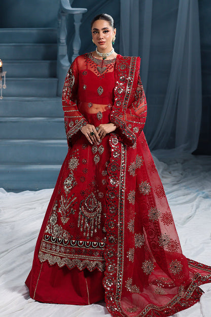 Saffron | Zynoria Formals 25 | Rubellite - Formal Dress - available at Maria Faisal in UK and USA.