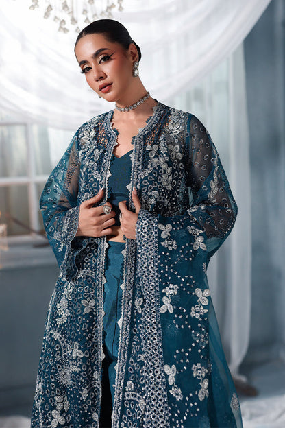 Saffron | Zynoria Formals 25 | Tourmaline - Formal Dress - available at Maria Faisal in UK and USA.
