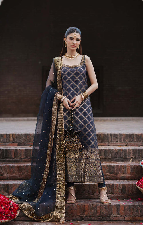 Maya | Dilbara Festive Pret 26 | ISHA - Formal Dress - available at Maria Faisal in UK and USA.