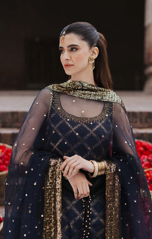 Maya | Dilbara Festive Pret 26 | ISHA - Formal Dress - available at Maria Faisal in UK and USA.