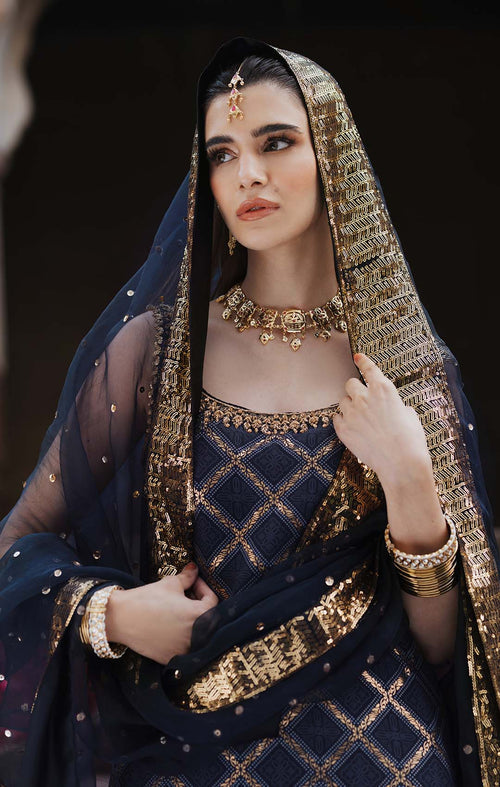 Maya | Dilbara Festive Pret 26 | ISHA - Formal Dress - available at Maria Faisal in UK and USA.