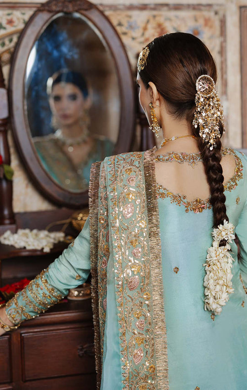 Maya | Dilbara Festive Pret 26 | SAAZ - Formal Dress - available at Maria Faisal in UK and USA.