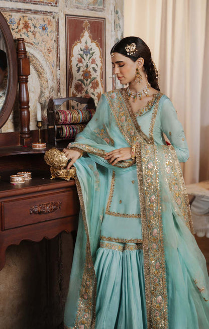 Maya | Dilbara Festive Pret 26 | SAAZ - Formal Dress - available at Maria Faisal in UK and USA.