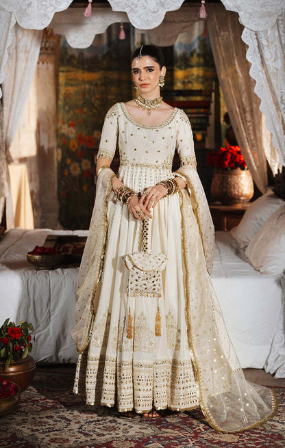 Maya | Dilbara Festive Pret 26 | BAREENA - Formal Dress - available at Maria Faisal in UK and USA.