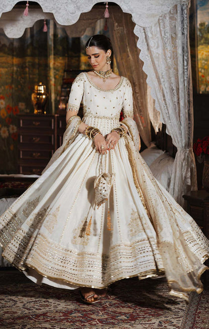 Maya | Dilbara Festive Pret 26 | BAREENA - Formal Dress - available at Maria Faisal in UK and USA.