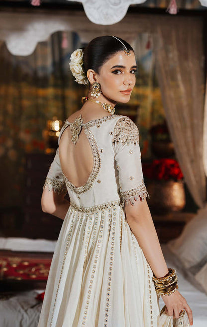 Maya | Dilbara Festive Pret 26 | BAREENA - Formal Dress - available at Maria Faisal in UK and USA.