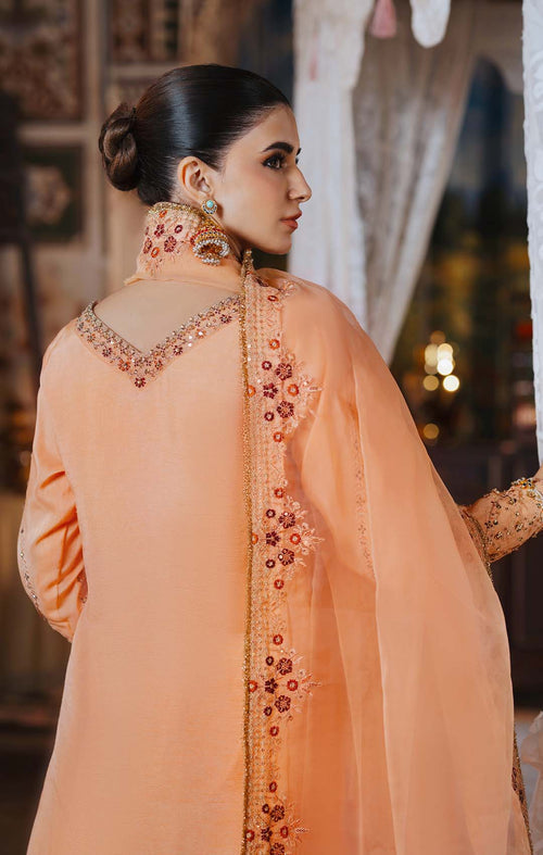 Maya | Dilbara Festive Pret 26 | RUHAAB - Formal Dress - available at Maria Faisal in UK and USA.