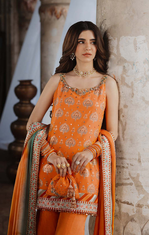 Maya | Dilbara Festive Pret 26 | MARIHA - Formal Dress - available at Maria Faisal in UK and USA.