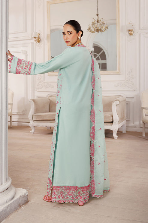 Saffron | Le Soleil 25 | Serenity - Formal Dress - available at Maria Faisal in UK and USA.