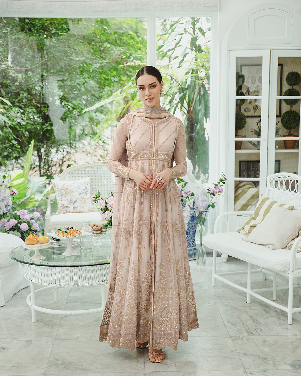 Maryum n Maria | Freesia Ariya Formals | SW23-501 - Lemonade - Sima - Ladies Clothes - Maria Faisal