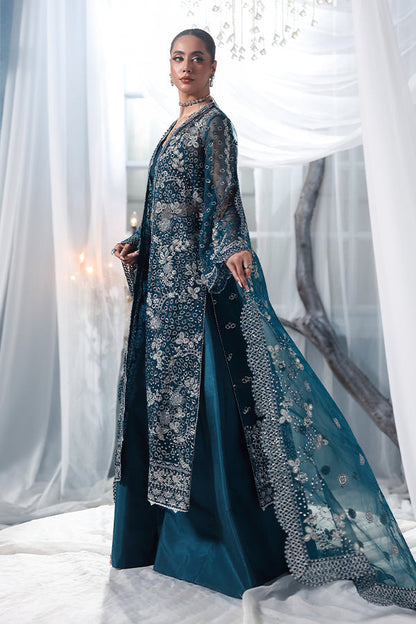 Saffron | Zynoria Formals 25 | Tourmaline - Formal Dress - available at Maria Faisal in UK and USA.