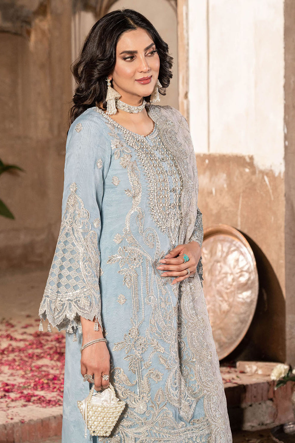 Imrozia Premium | Tehwar Premium | IP-147 ANCHAL - Ladies Clothes - Maria Faisal