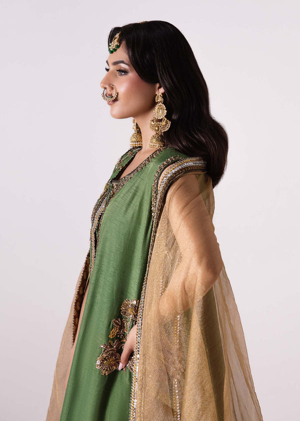 Laj | Elaheh Formals | FREESIA - Designer Dress with Intricate embroidery and embellishments. Shop elegent wedding dress at Maria Faisal.