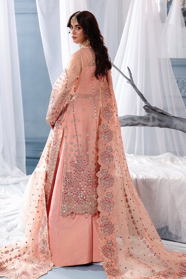 Saffron | Zynoria Formals 25 | Carnelian - Formal Dress - available at Maria Faisal in UK and USA.