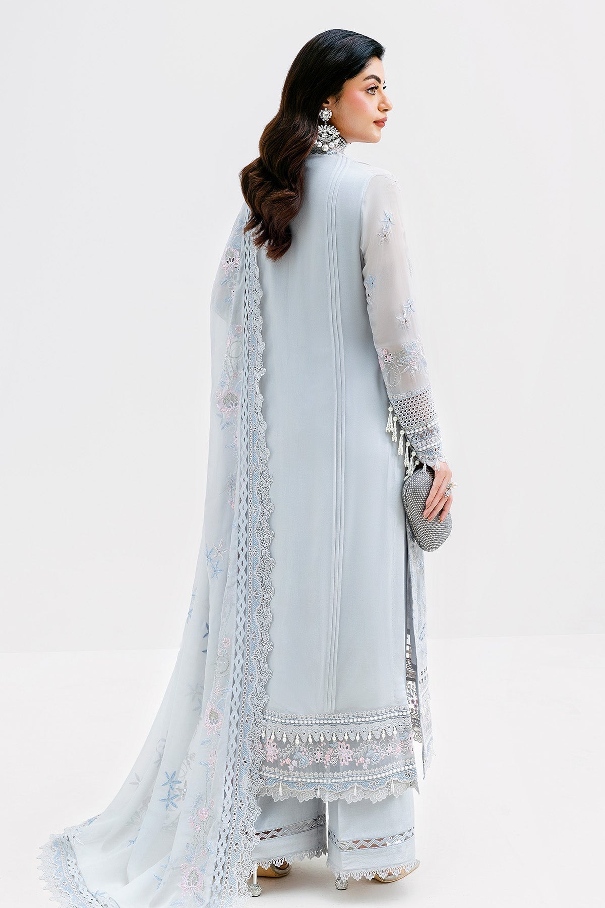 Imrozia Premium | Luxe Serene 25 |S-1091 STONE - Ladies Clothes - Maria Faisal