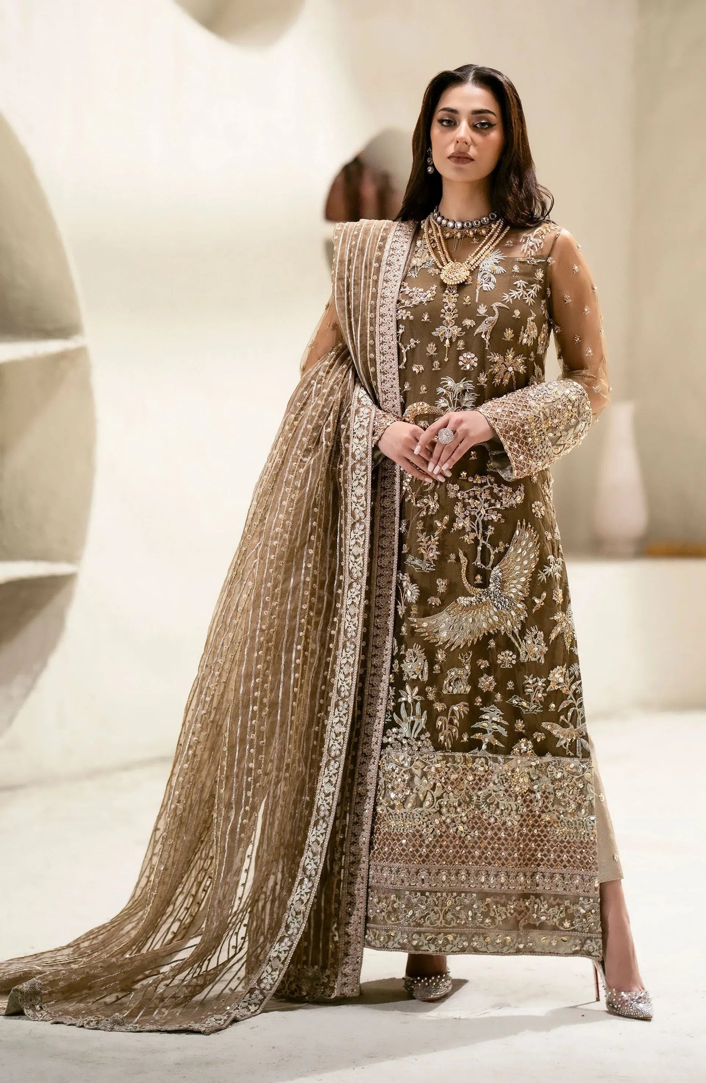 Maryum N Maria | Luxury Formals | HALEH - MW24-569 - Wedding Dress - Maria Faisal