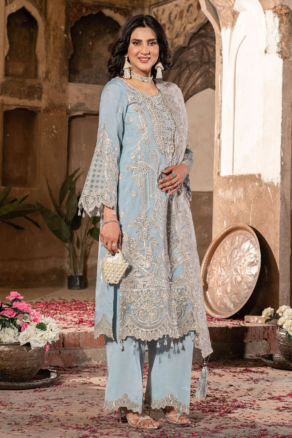 Imrozia Premium | Tehwar Premium | IP-147 ANCHAL - Ladies Clothes - Maria Faisal