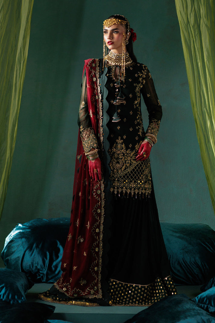 Saad Shaikh | Panache Luxury Chiffon 25 | D-03 - Ladies Clothes - Maria Faisal