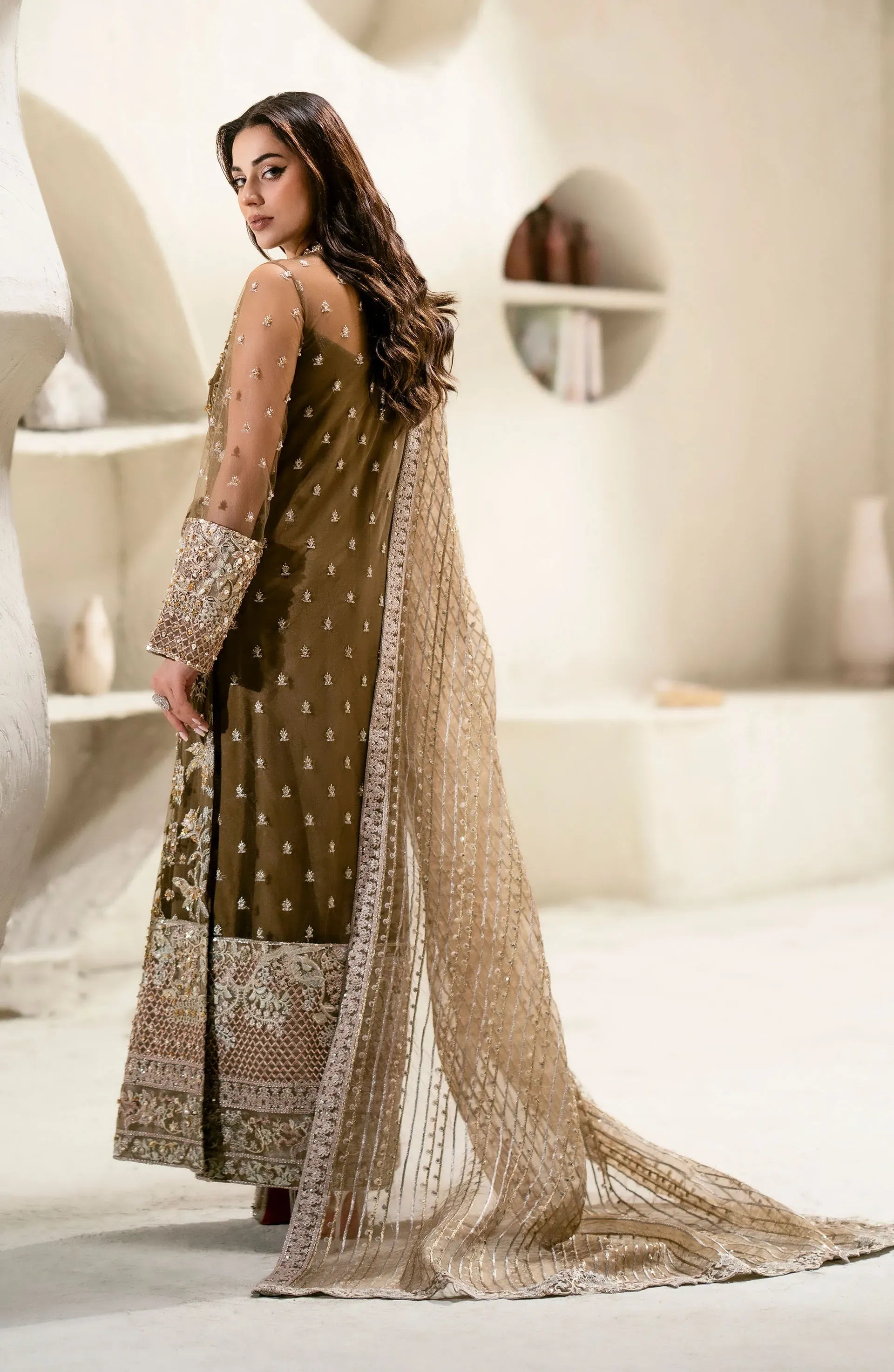 Maryum N Maria | Luxury Formals | HALEH - MW24-569 - Wedding Dress - Maria Faisal
