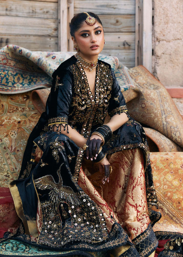Laj | Hath Kahani Luxury Formals 24 | KOHSAR - Designer Dress with Intricate embroidery and embellishments. Shop elegent wedding dress at Maria Faisal.