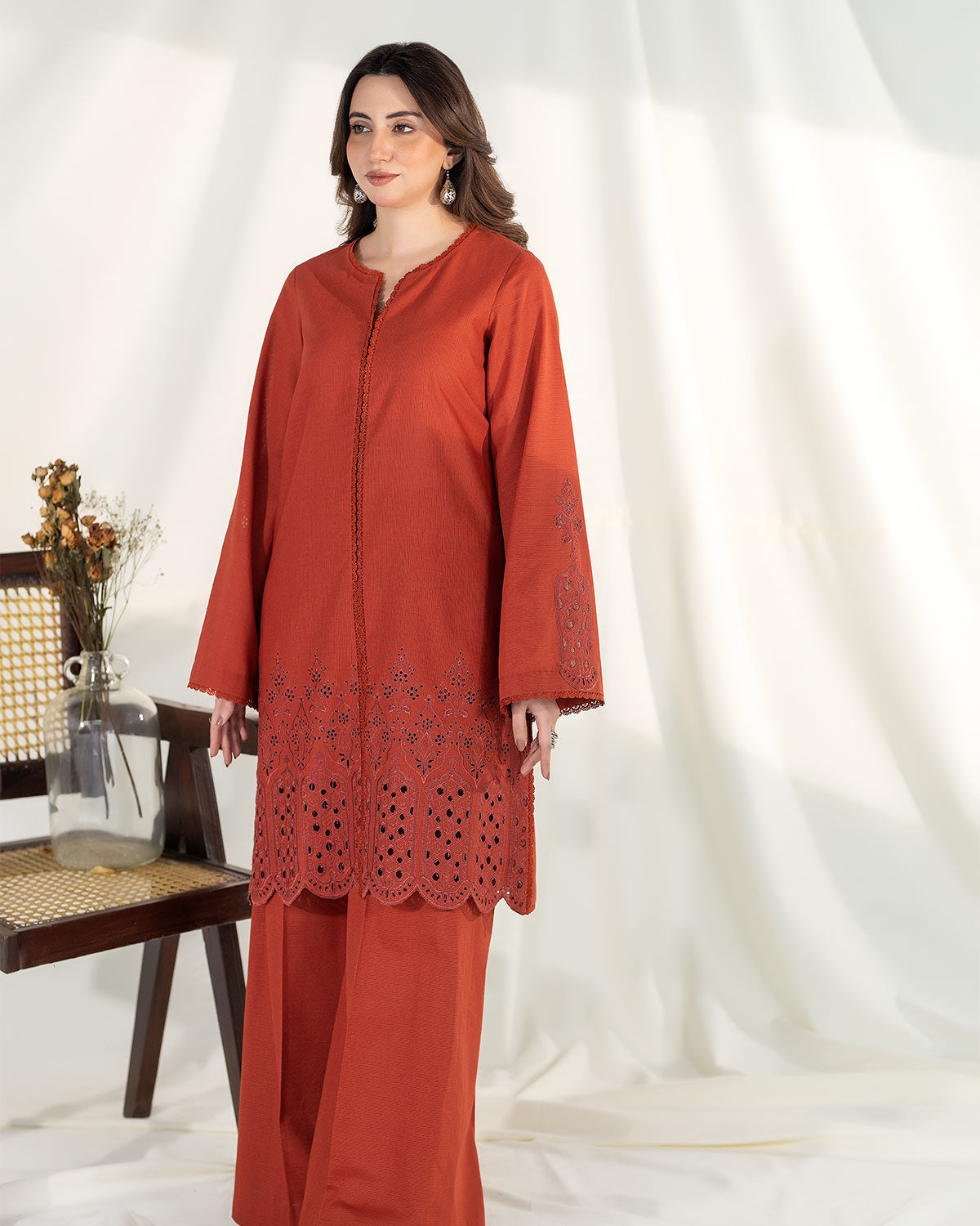 Zevk | Winter Flavour | LYCHEE - Designer Dress with Intricate embroidery and embellishments. Shop elegent wedding dress at Maria Faisal.