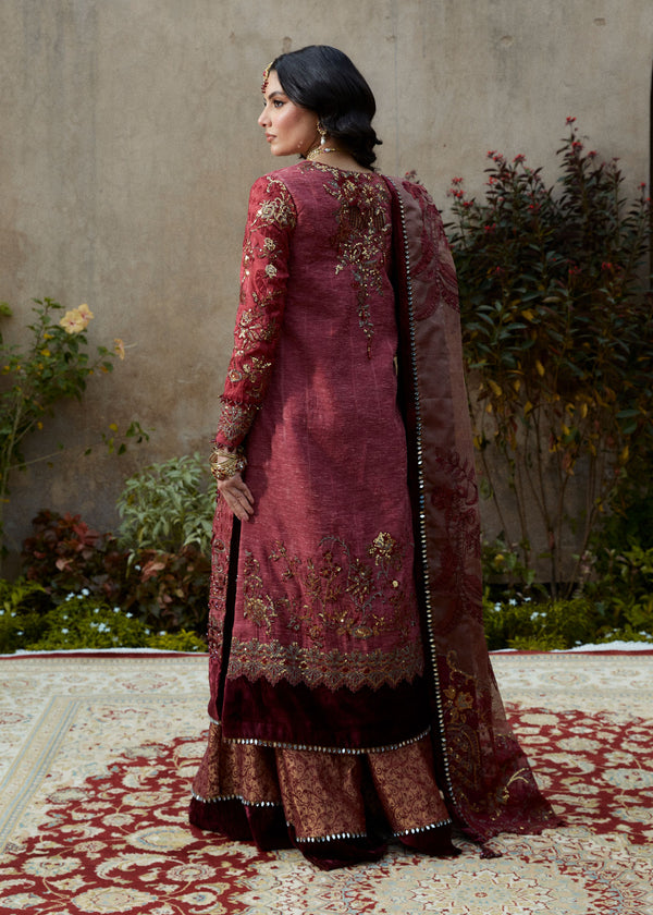 Laj | Hath Kahani Luxury Formals 24 | REKHA - Designer Dress with Intricate embroidery and embellishments. Shop elegent wedding dress at Maria Faisal.