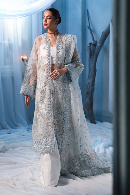 Saffron | Zynoria Formals 25 |Opal - Formal Dress - available at Maria Faisal in UK and USA.