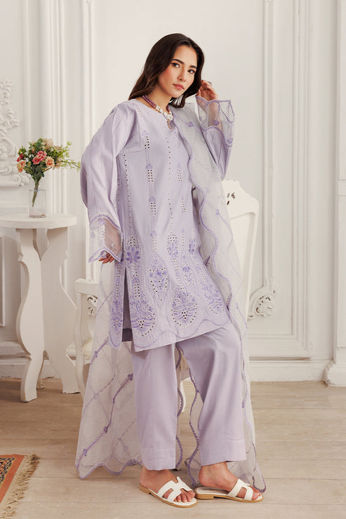 Saffron | Le Soleil 25 | Lilac Dust - Formal Dress - available at Maria Faisal in UK and USA.