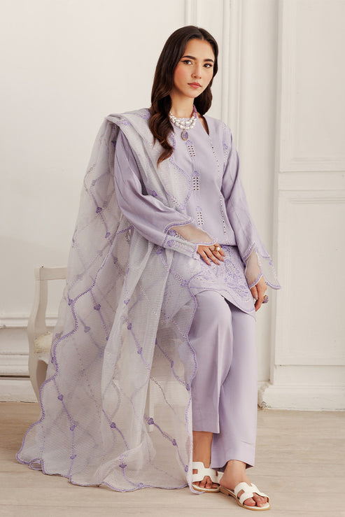 Saffron | Le Soleil 25 | Lilac Dust - Formal Dress - available at Maria Faisal in UK and USA.