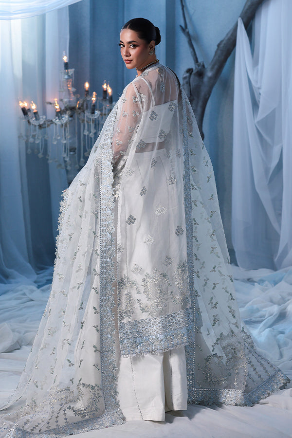 Saffron | Zynoria Formals 25 |Opal - Formal Dress - available at Maria Faisal in UK and USA.