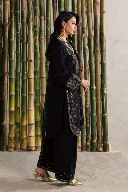 Batik | Festive Eid 26 | Ash - Luxury Dress - available at Maria Faisal in UK and USA.