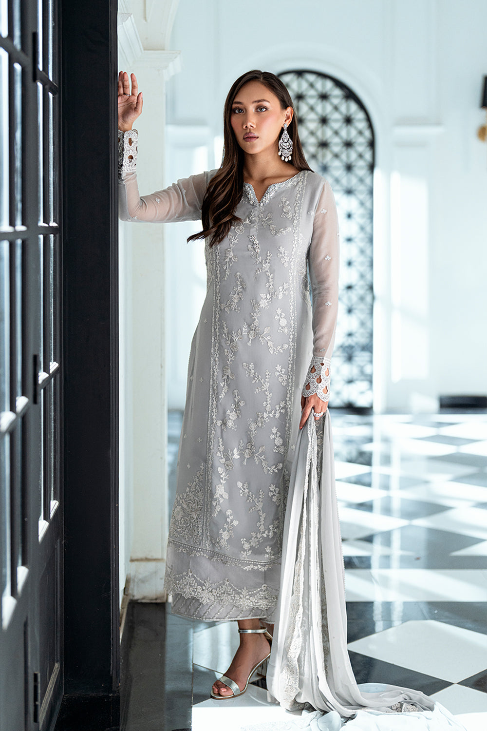 Azure | Ensembles | Ash Veil - Ladies Clothes - Maria Faisal
