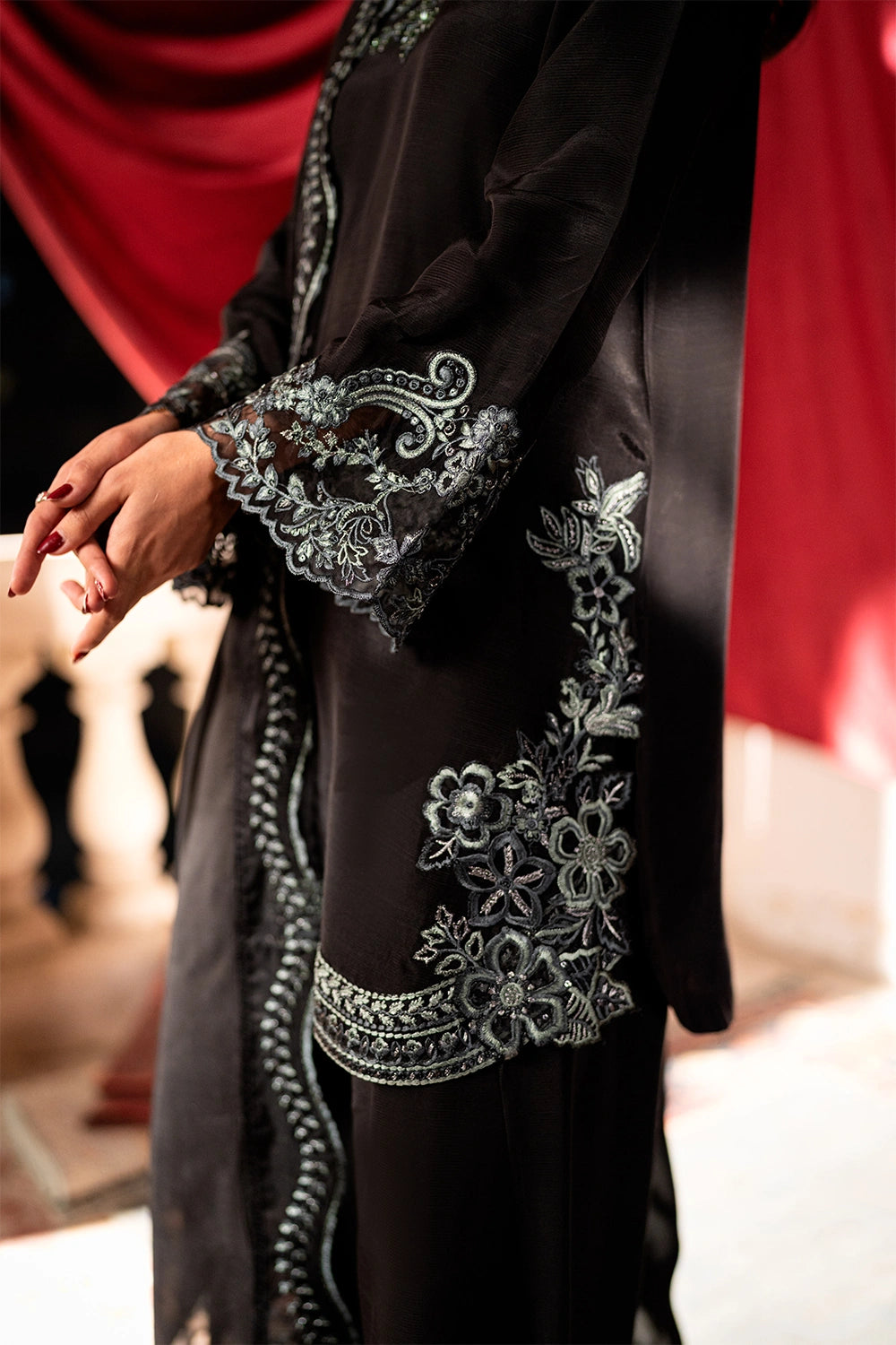 Azure | Vogue Formals | Ashfern - Formal Dress - available at Maria Faisal in UK and USA.