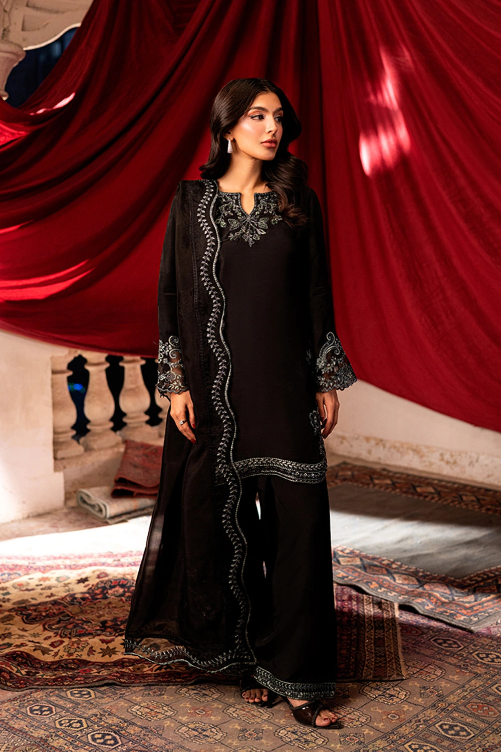 Azure | Vogue Formals | Ashfern - Formal Dress - available at Maria Faisal in UK and USA.