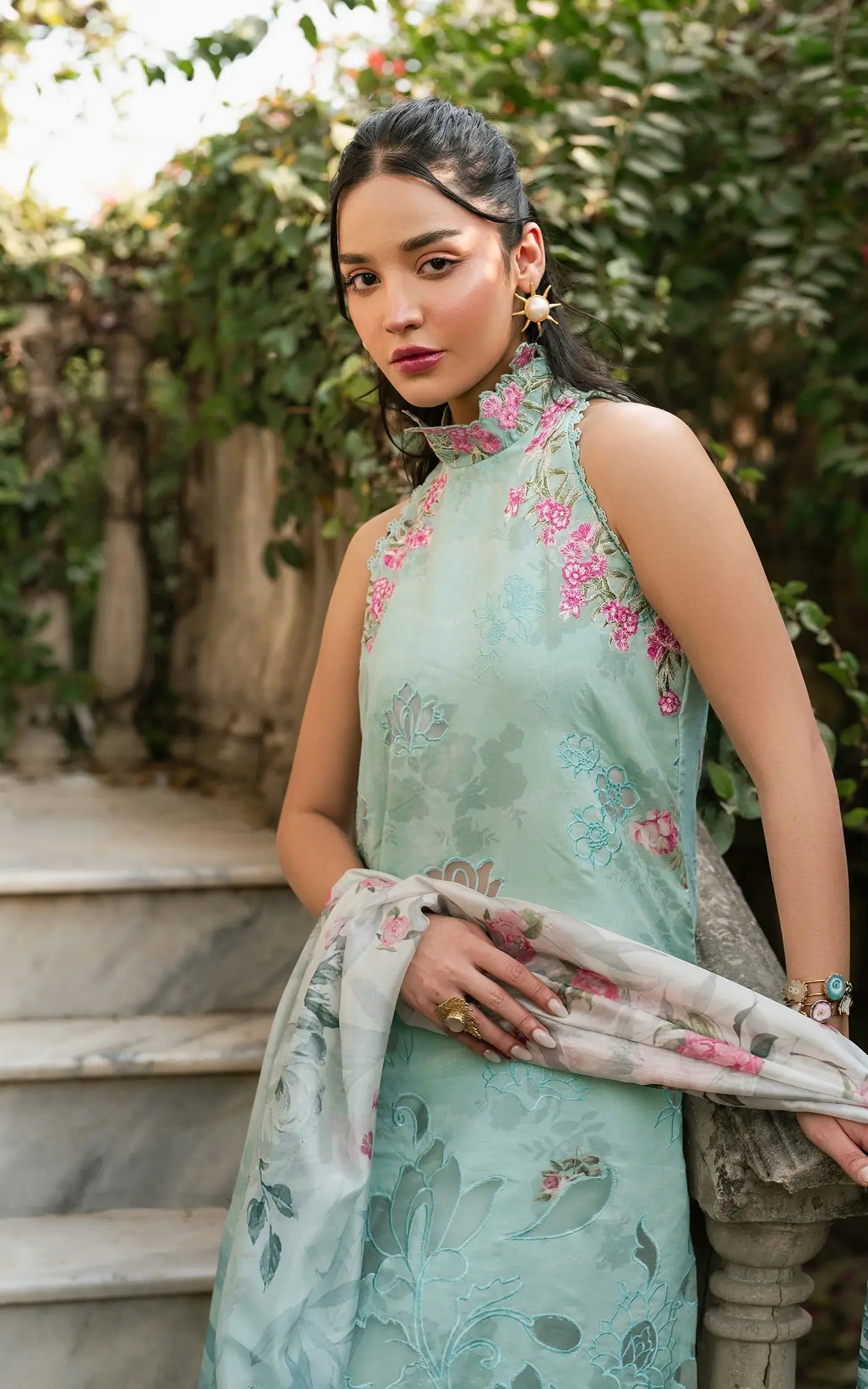 Asifa and Nabeel | Gulkari Summer 25 | Pastel Grove (GKL-07) - Ladies Clothes 