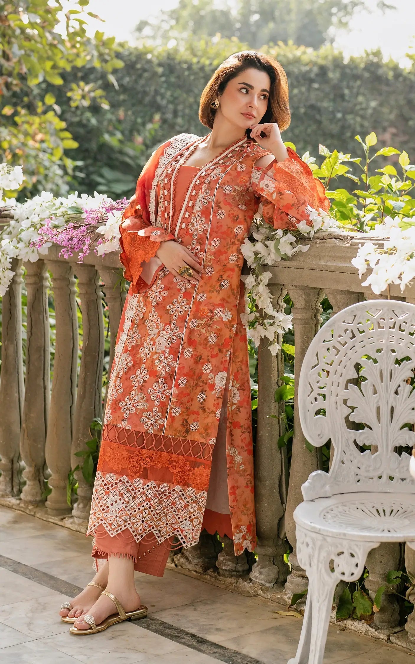 Asifa and Nabeel | Gulkari Summer 25 | Citrus Glow (GKL-08) - Ladies Clothes 