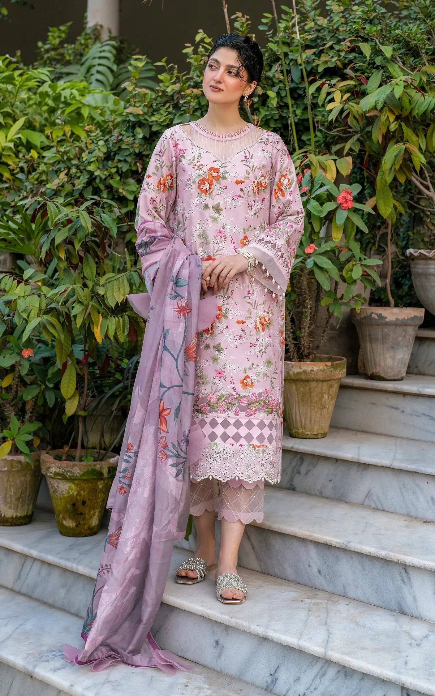 Asifa and Nabeel | Gulkari Summer 25 | Blossom Zephyr (GKL-09) - Ladies Clothes 