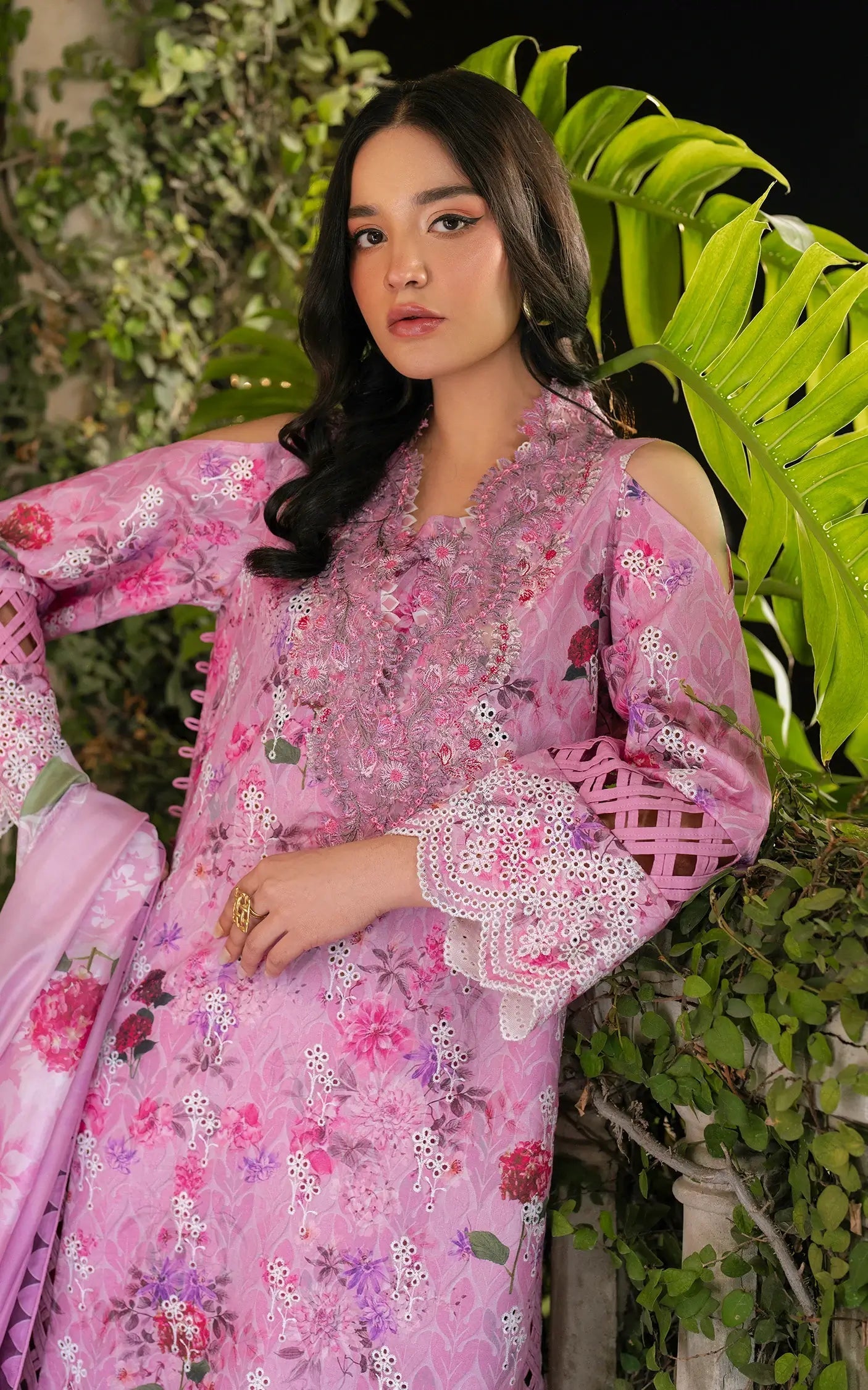 Asifa and Nabeel | Gulkari Summer 25 | Dawn Petals (GKL-10) - Ladies Clothes 
