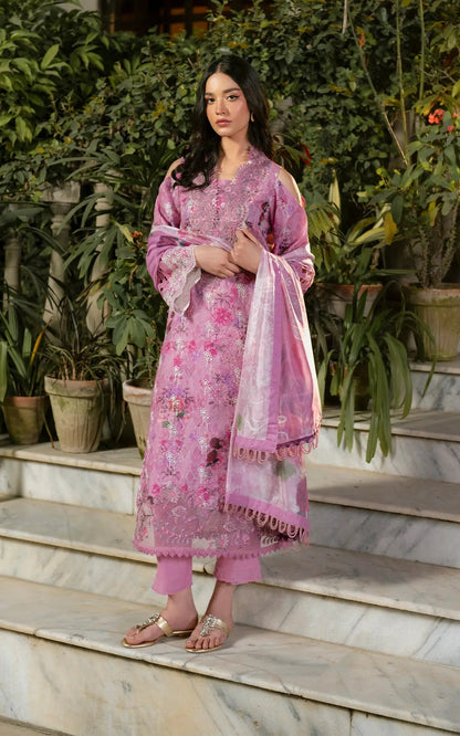 Asifa and Nabeel | Gulkari Summer 25 | Dawn Petals (GKL-10) - Ladies Clothes 