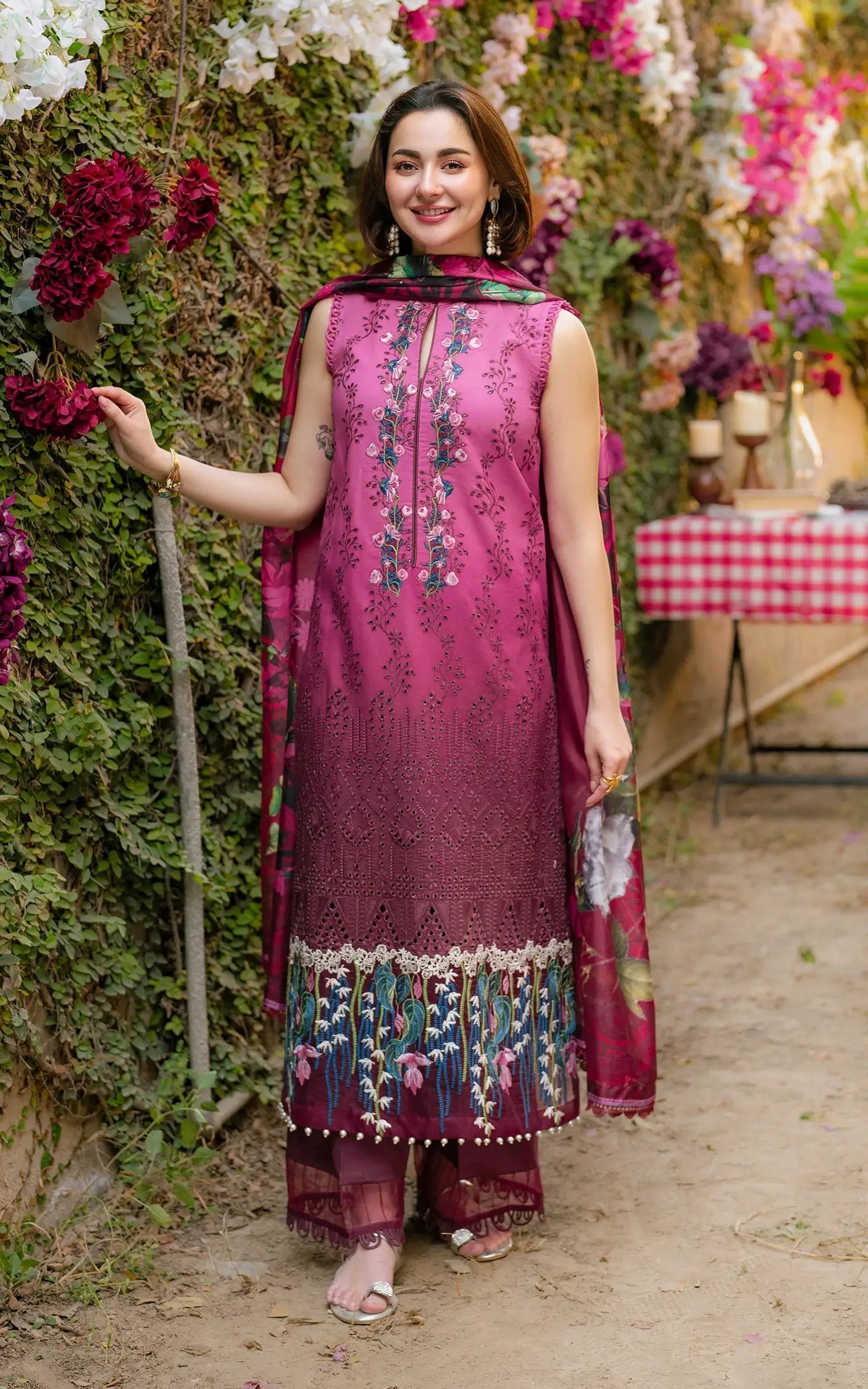 Asifa and Nabeel | Gulkari Summer 25 | Sunkissed Garden (GKL-13) - Ladies Clothes 