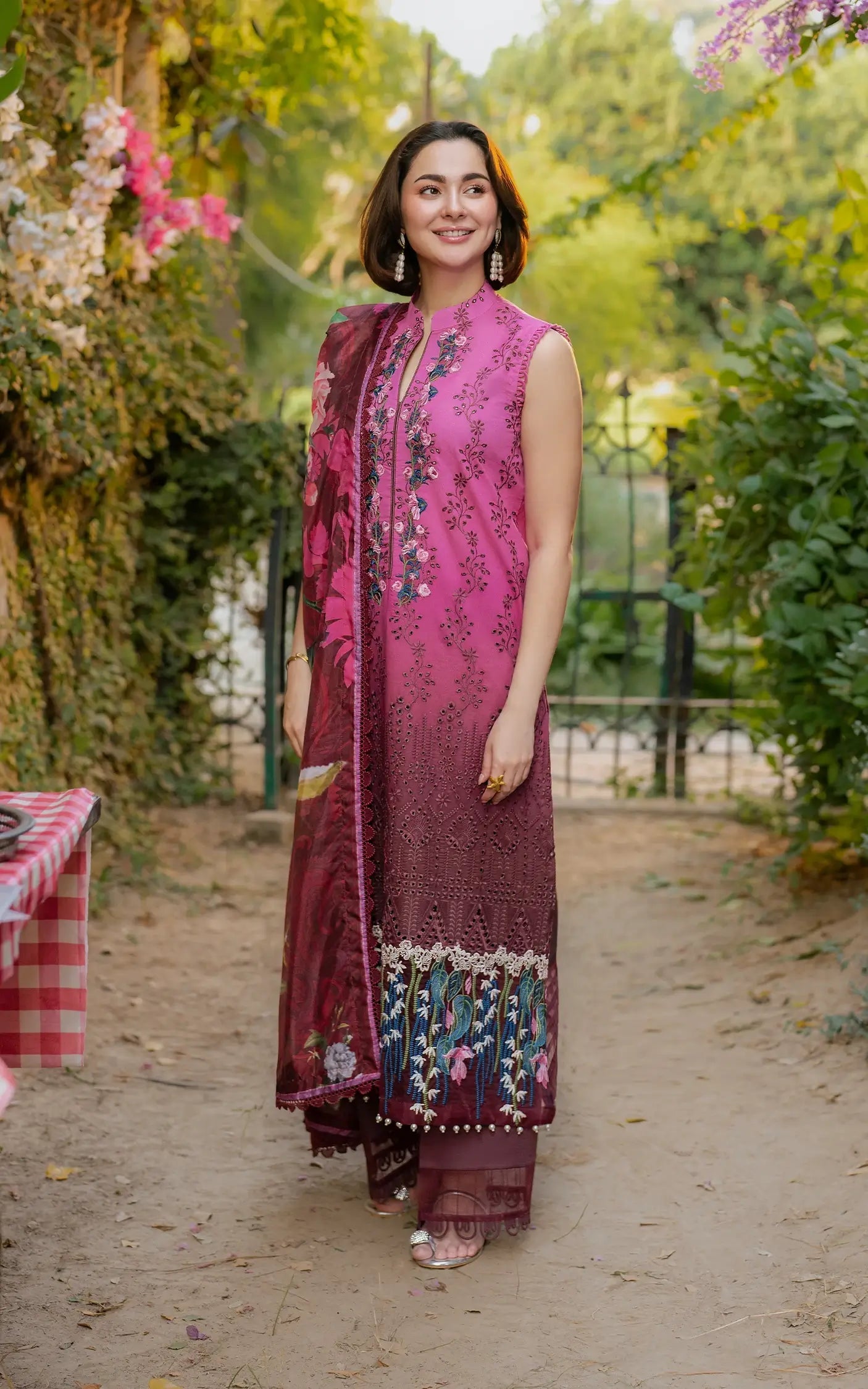 Asifa and Nabeel | Gulkari Summer 25 | Sunkissed Garden (GKL-13) - Ladies Clothes 